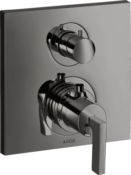 Axor Citterio Thermostatic Mixer For Concealed Installation With Shut-off Valve And Lever Handle