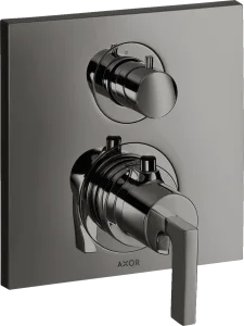 Axor Citterio Thermostatic Shower Mixer Concealed 217 X 187 X 135mm Gunmetal/chrome - Polished