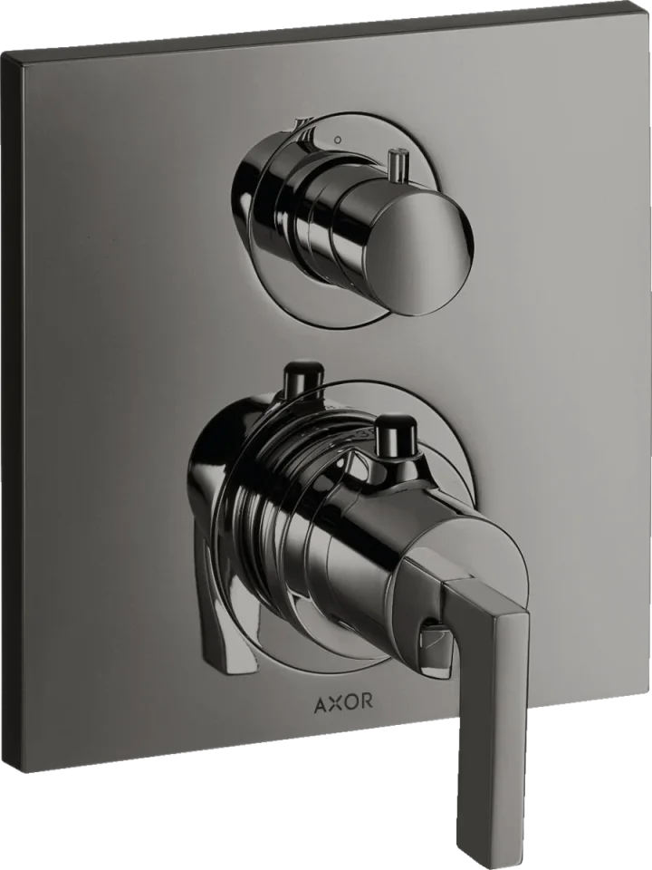 Axor Citterio Thermostatic Shower Mixer Concealed 217 X 187 X 135mm Gunmetal/chrome - Polished product image - Image 1
