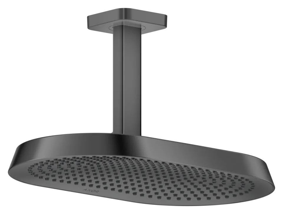 Axor Showersphere Overhead Showers 670 X 390 X 165mm Gunmetal/chrome - Polished product image - Image 1