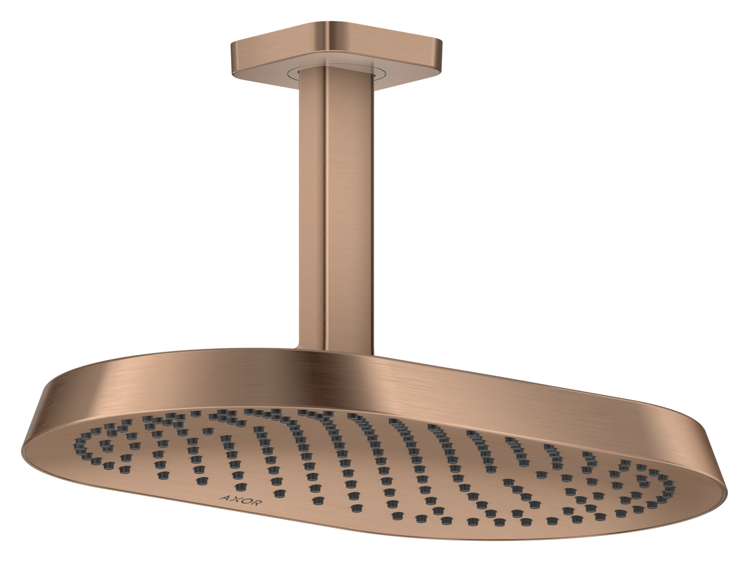 Axor Showersphere Overhead Showers 670 X 390 X 165mm Rose Gold/gold - Brushed