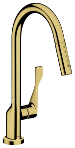 Axor Citterio Manual Kitchen Mixers 550 X 310 X 80mm Gold - Polished