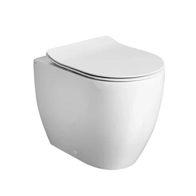 Crosswater Glide Ii Soft Close Toilet Seat 52 White detail view - Image 3