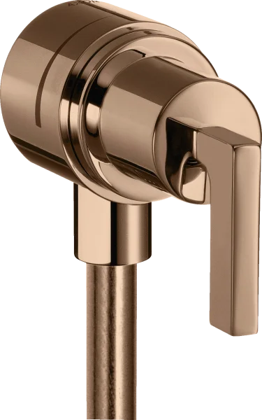 Axor Citterio Shut-off Valves 217 X 78 X 75mm Rose Gold/gold - Polished