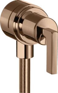 Axor Citterio Shut-off Valves 217 X 78 X 75mm Rose Gold/gold - Polished