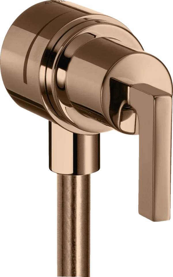 Axor Citterio Shut-off Valves 217 X 78 X 75mm Rose Gold/gold - Polished product image - Image 1