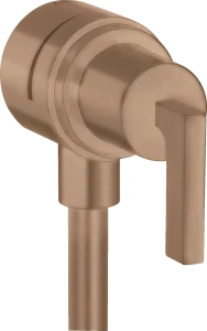 Axor Citterio Shut-off Valves 217 X 78 X 75mm Rose Gold/gold - Brushed