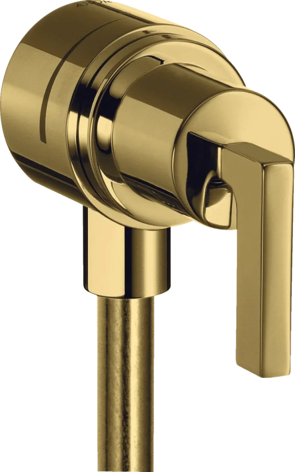 Axor Citterio Shut-off Valves 217 X 78 X 75mm Gold - Polished product image - Image 1