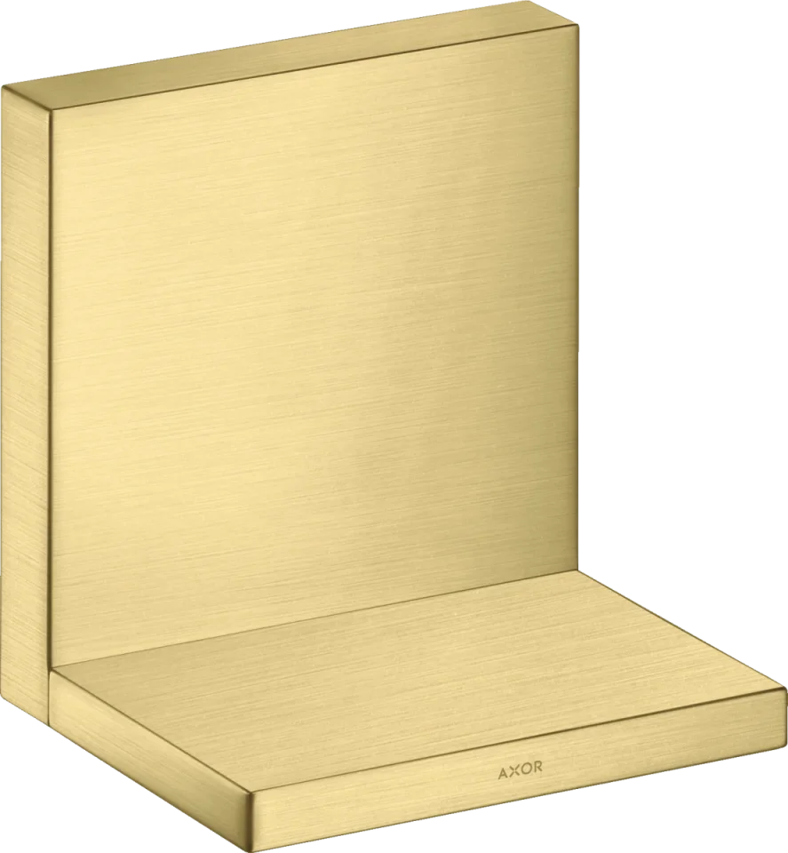 Axor Showersolutions Shelves 300 X 206 X 136mm Brass - Brushed product image - Image 1