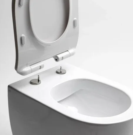 Crosswater Glide Ii Soft Close Toilet Seat 52 White detail view - Image 7