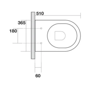 Crosswater Glide Ii Soft Close Toilet Seat 52 White detail view - Image 8