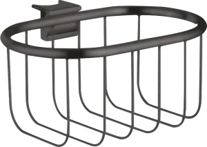 Axor Montreux Soap Dishes /-basket 260 X 167 X 102mm Gunmetal/chrome - Brushed