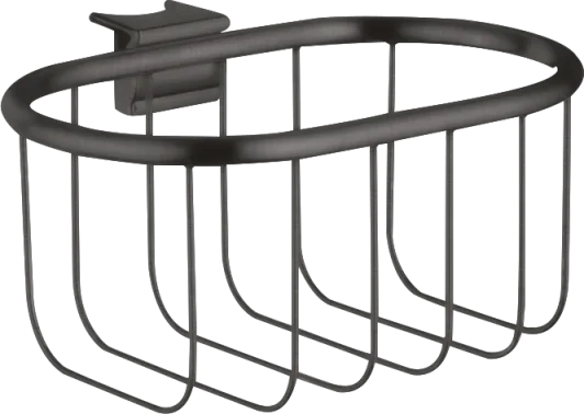 Axor Montreux Soap Dishes /-basket 260 X 167 X 102mm Gunmetal/chrome - Brushed product image - Image 1