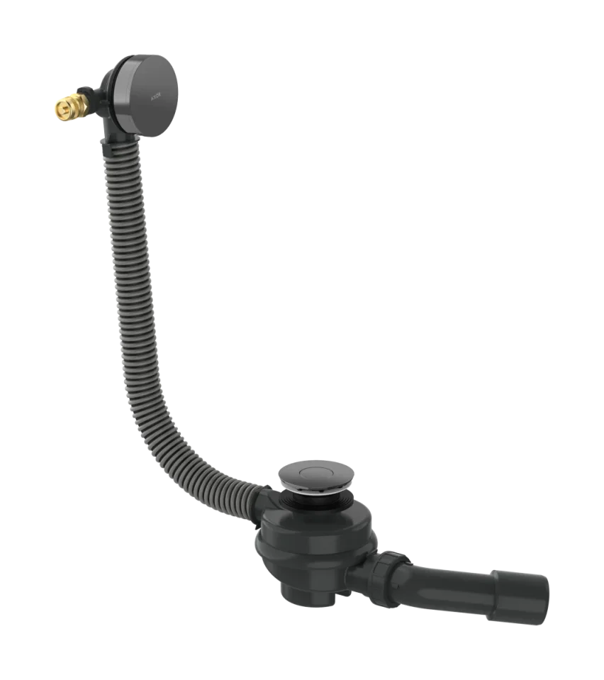 Axor Exafill Complete Set Basic Body And Finish Set With Bath Filler 501 X 263 X 128mm Gunmetal/chrome - Polished product image - Image 1