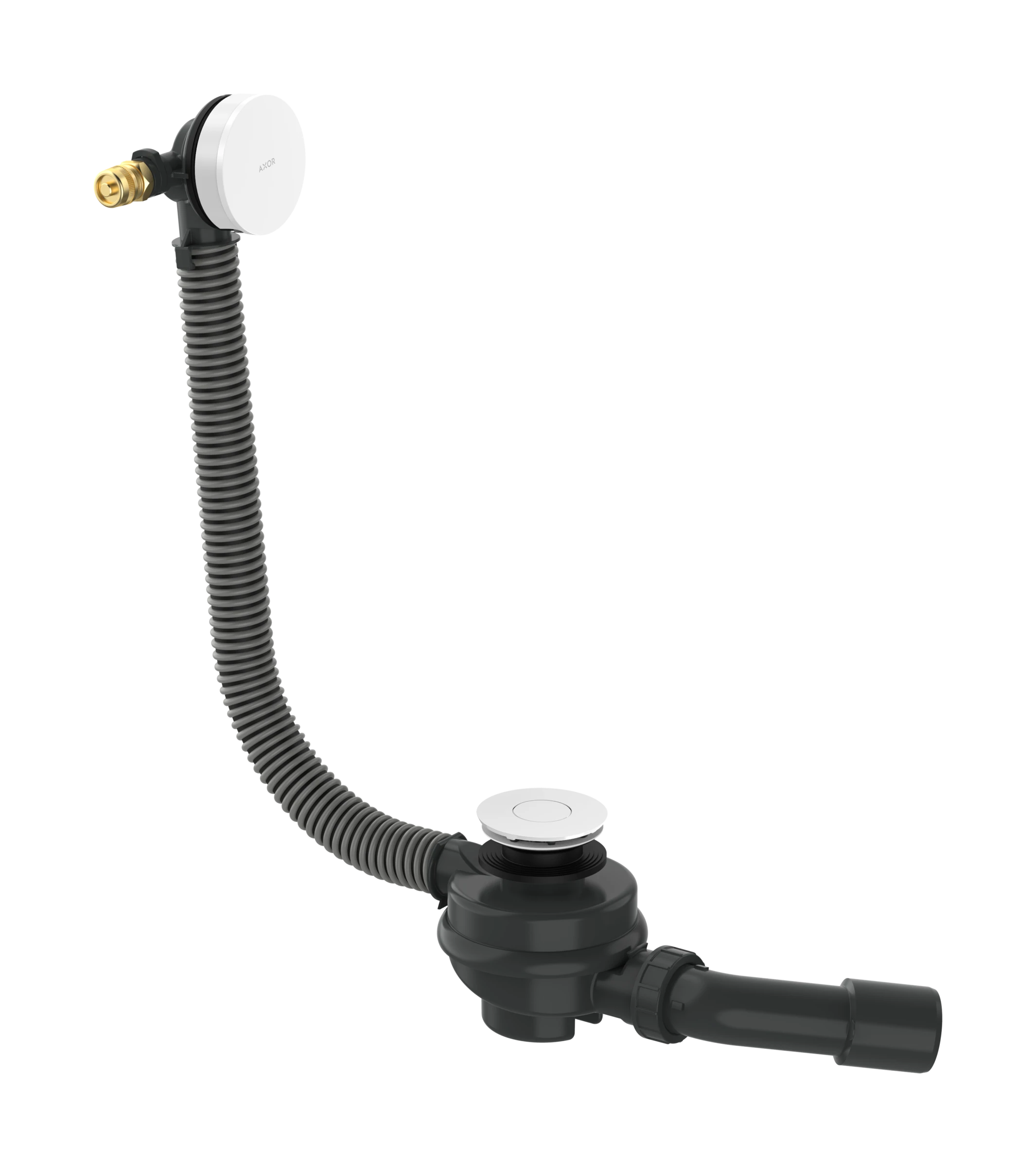 Axor Exafill Complete Set Basic Body And Finish Set With Bath Filler 501 X 263 X 128mm White - Matt