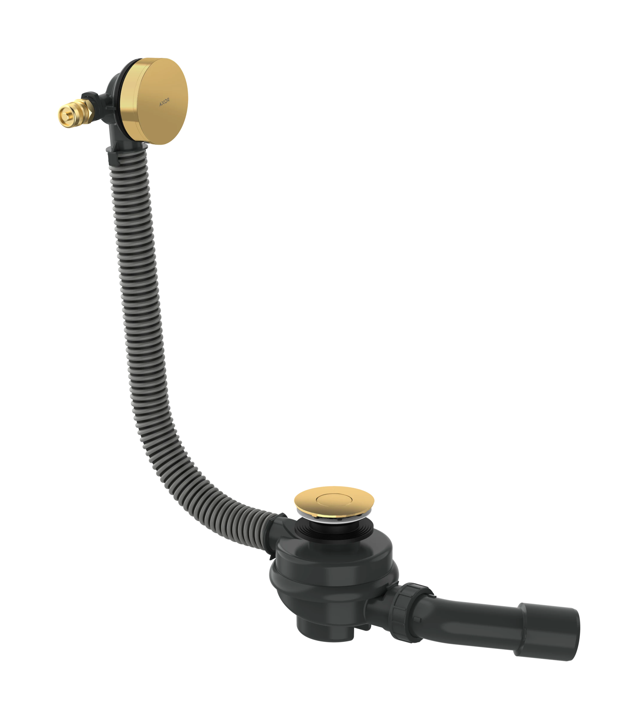 Axor Exafill Complete Set Basic Body And Finish Set With Bath Filler 501 X 263 X 128mm Gold - Polished