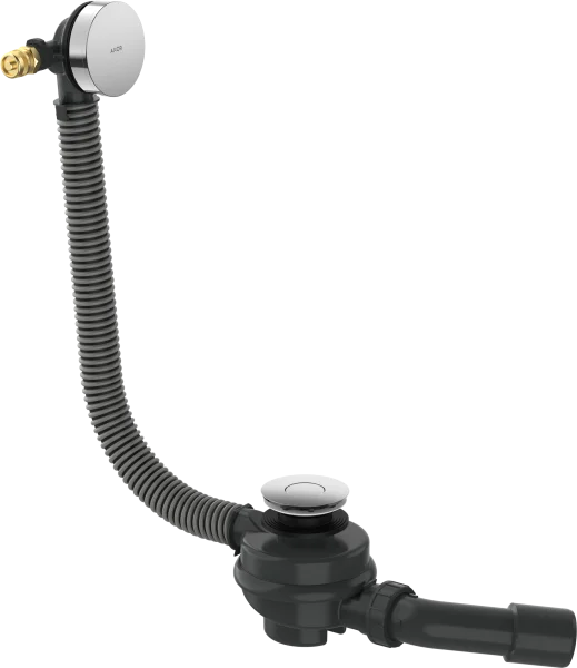 Axor Flexaplus Complete Set Waste And Overflow Set For Bathtub Chrome