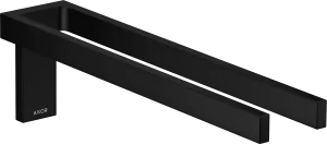 Axor Universal Rectangular Towel Holder 460 X 245 X 105mm Black - Matt product image - Image 2