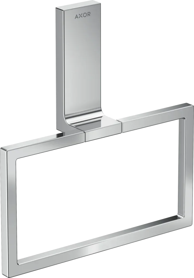 Axor Universal Rectangular Towel Ring 285 X 157 X 82mm Chrome product image - Image 1