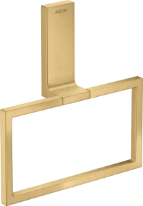 Axor Universal Rectangular Towel Ring 285 X 157 X 82mm Gold - Brushed