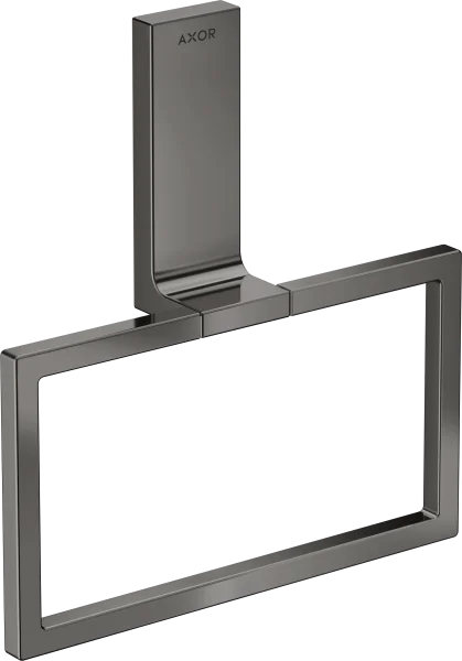 Axor Universal Rectangular Towel Ring 285 X 157 X 82mm Gunmetal/chrome - Polished