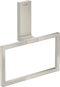 Axor Universal Rectangular Towel Ring 285 X 157 X 82mm Stainless Steel