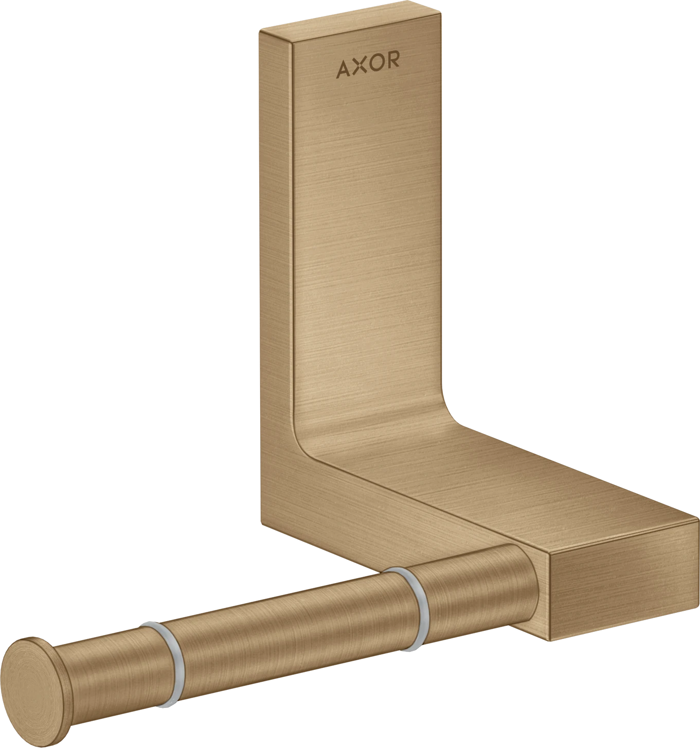 Axor Universal Rectangular Toilet Roll Holders 330 X 217 X 156mm Bronze - Brushed