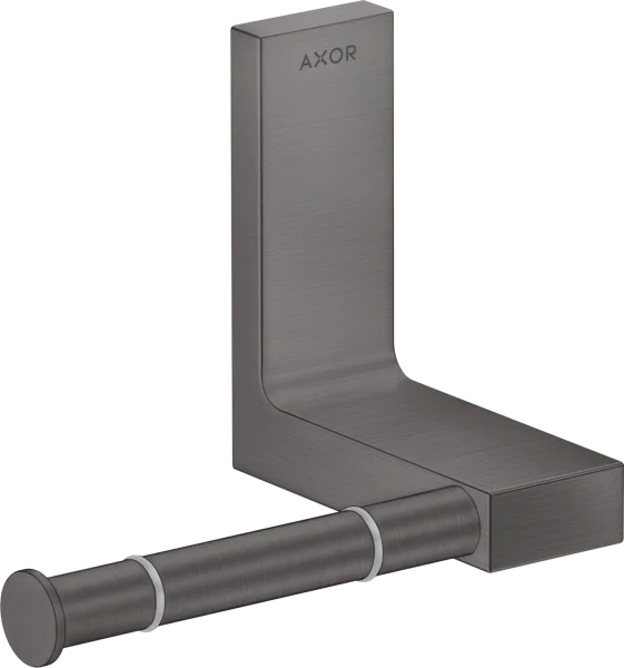 Axor Universal Rectangular Toilet Roll Holders 330 X 217 X 156mm Gunmetal/chrome - Brushed