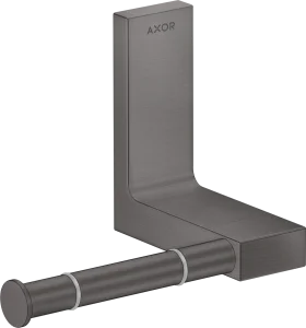 Axor Universal Rectangular Toilet Roll Holders 330 X 217 X 156mm Gunmetal/chrome - Brushed