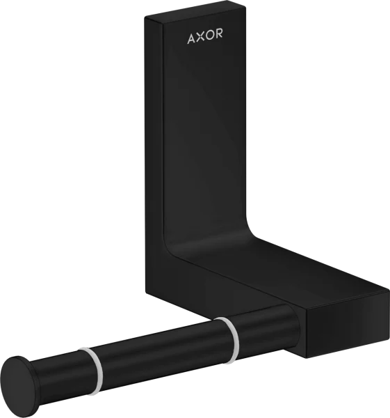 Axor Universal Rectangular Toilet Roll Holders 330 X 220 X 165mm Black - Matt
