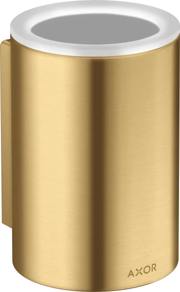 Axor Universal Circular Tooth Brush Tumbler 256 X 163 X 102mm Gold - Brushed
