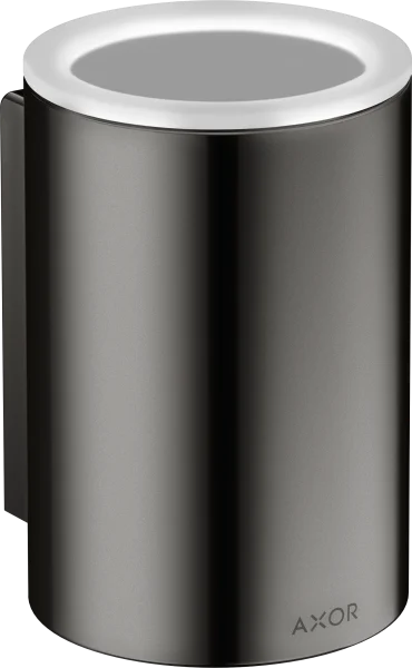 Axor Universal Circular Tooth Brush Tumbler 256 X 163 X 102mm Gunmetal/chrome - Polished