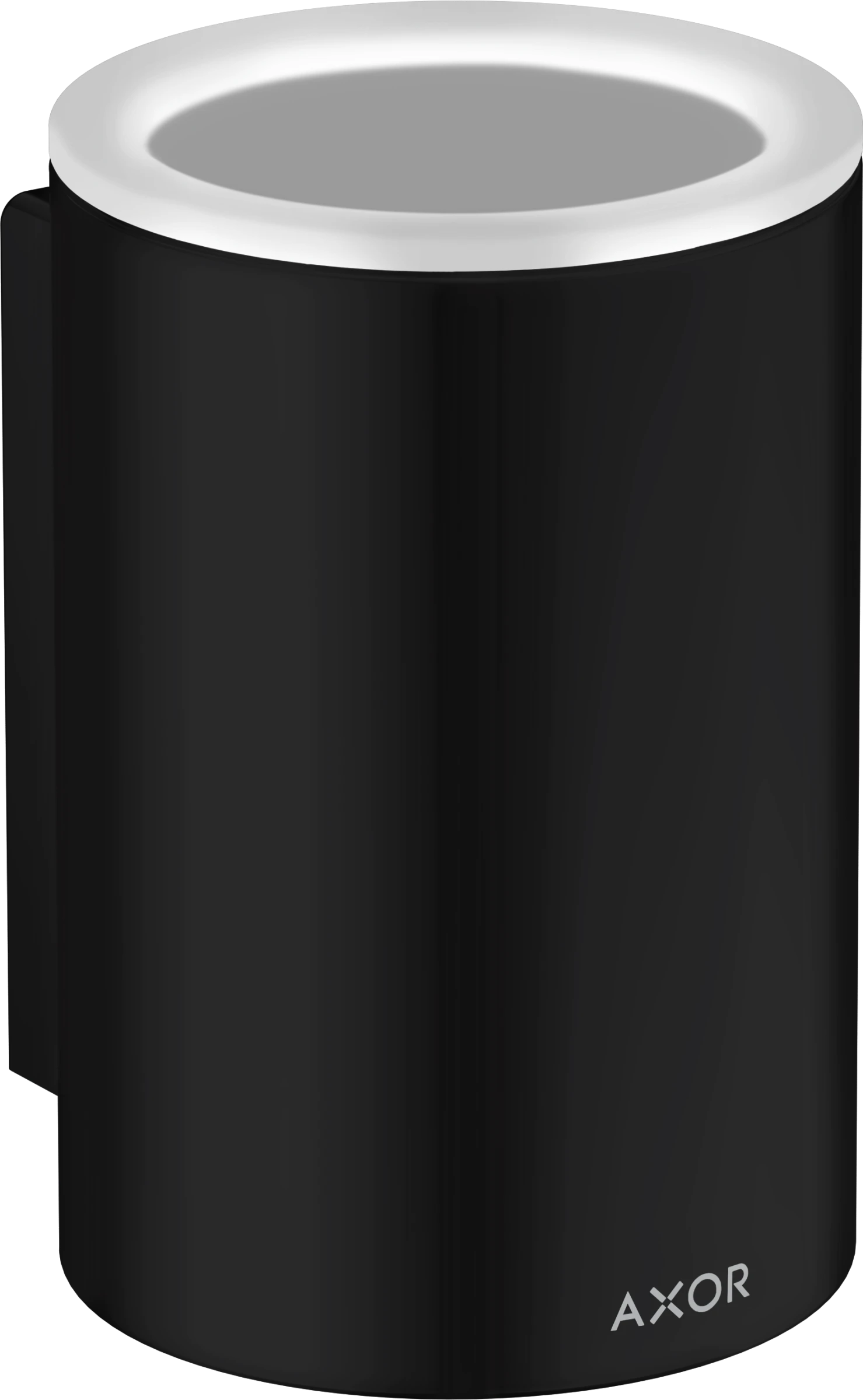 Axor Universal Circular Tooth Brush Tumbler 256 X 163 X 102mm Black - Matt