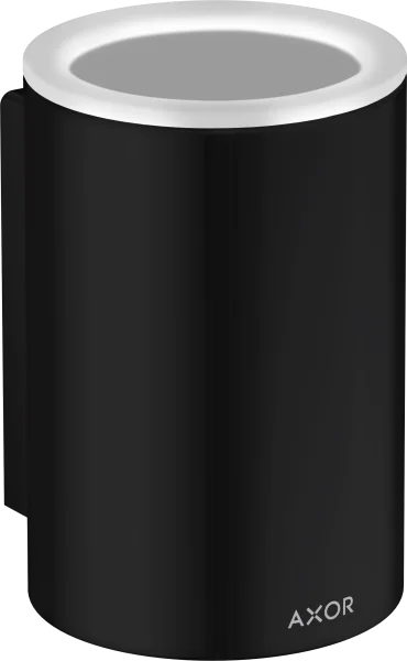 Axor Universal Circular Tooth Brush Tumbler 256 X 163 X 102mm Black - Matt