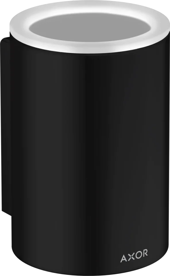 Axor Universal Circular Tooth Brush Tumbler 256 X 163 X 102mm Black - Matt product image - Image 1
