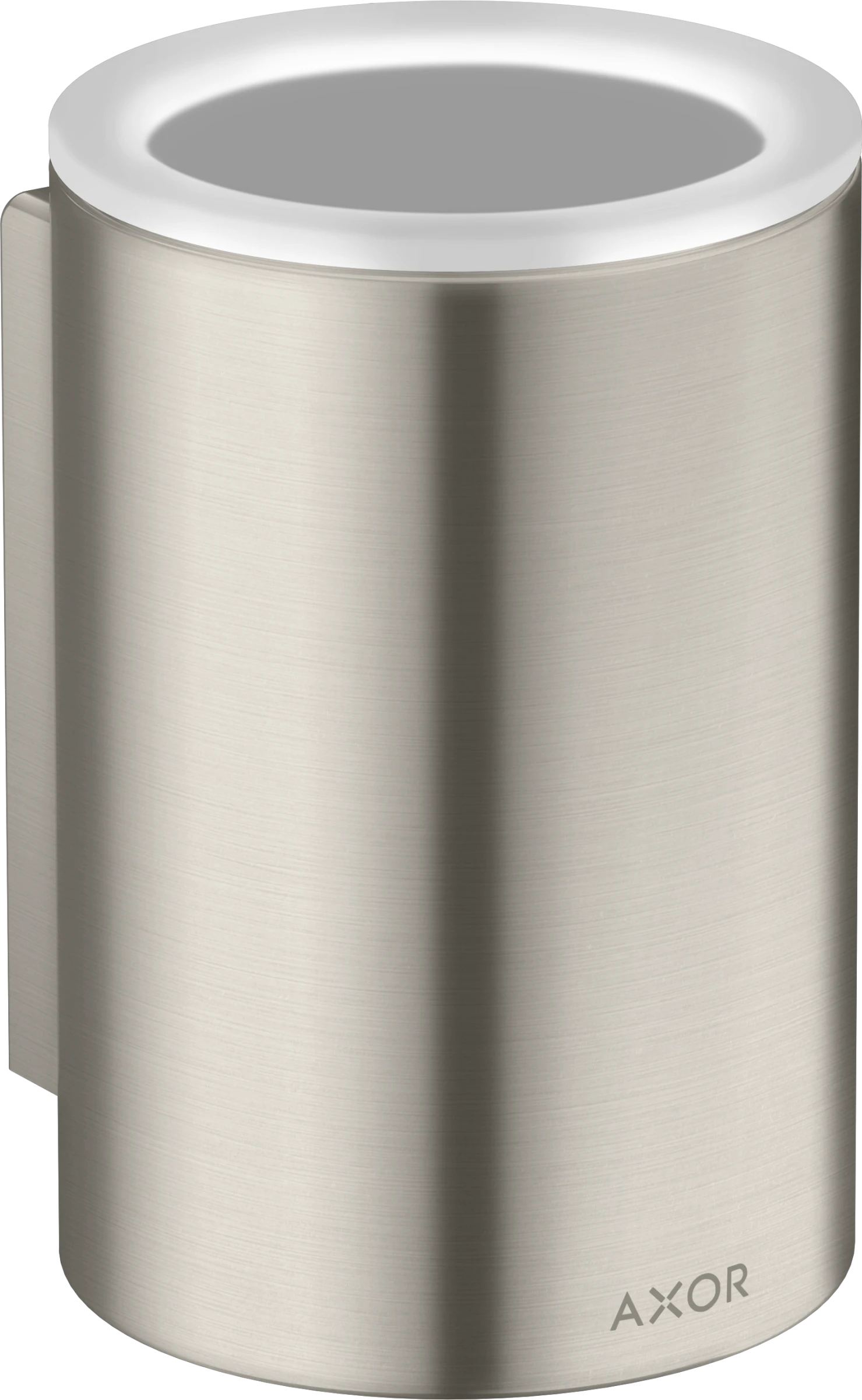 Axor Universal Circular Tooth Brush Tumbler 256 X 163 X 102mm Stainless Steel