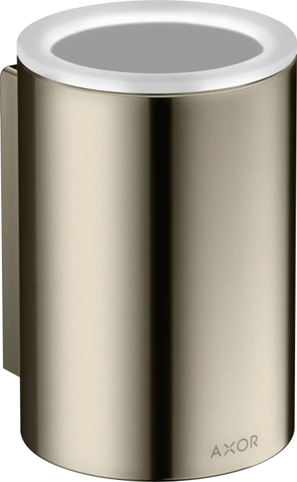 Axor Universal Circular Tooth Brush Tumbler 256 X 163 X 102mm Nickel - Polished product image - Image 1