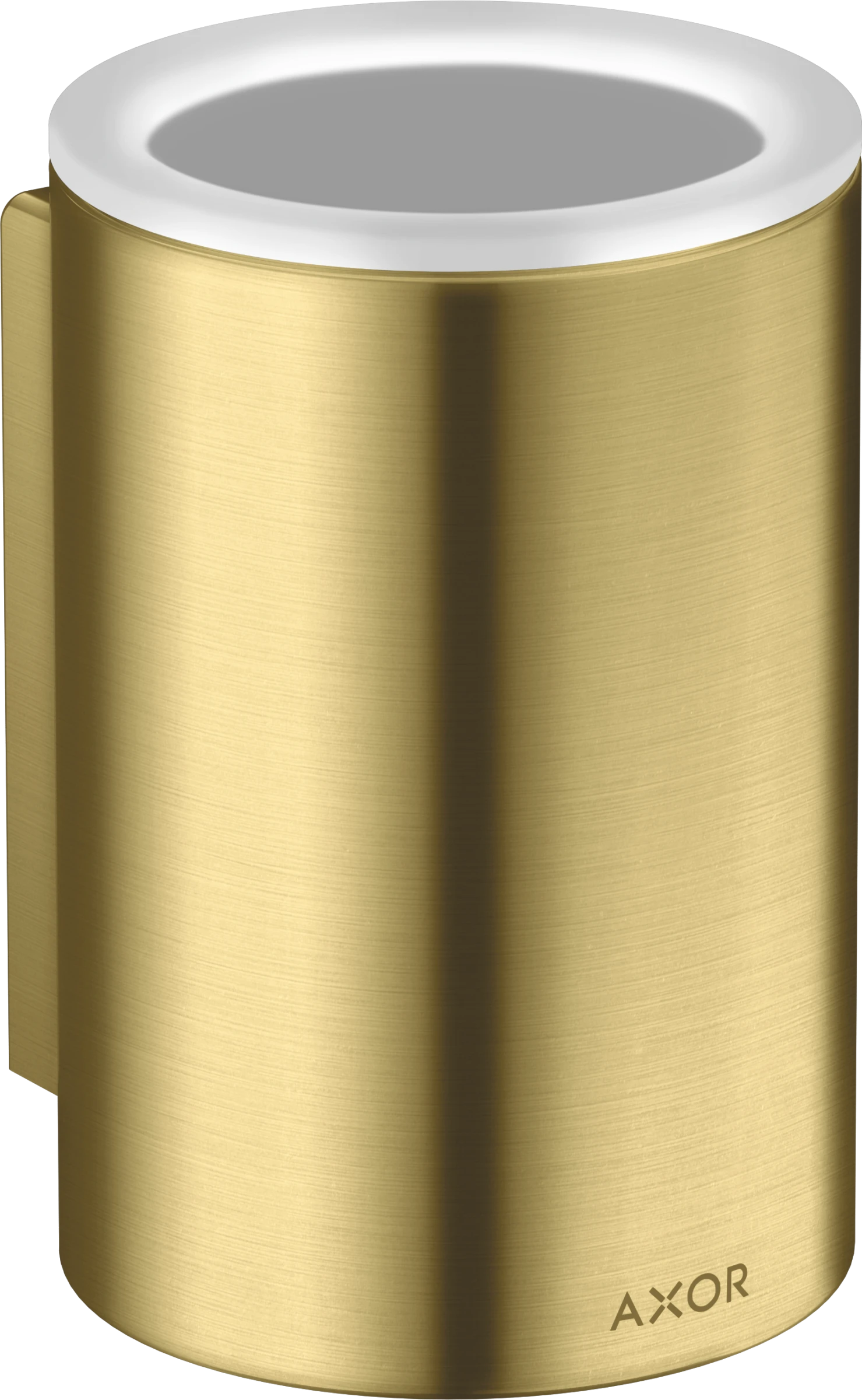 Axor Universal Circular Tooth Brush Tumbler 256 X 163 X 102mm Brass - Brushed
