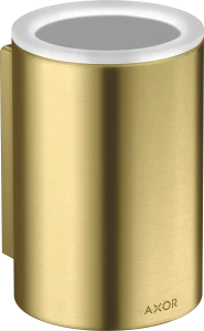 Axor Universal Circular Tooth Brush Tumbler 256 X 163 X 102mm Brass - Brushed