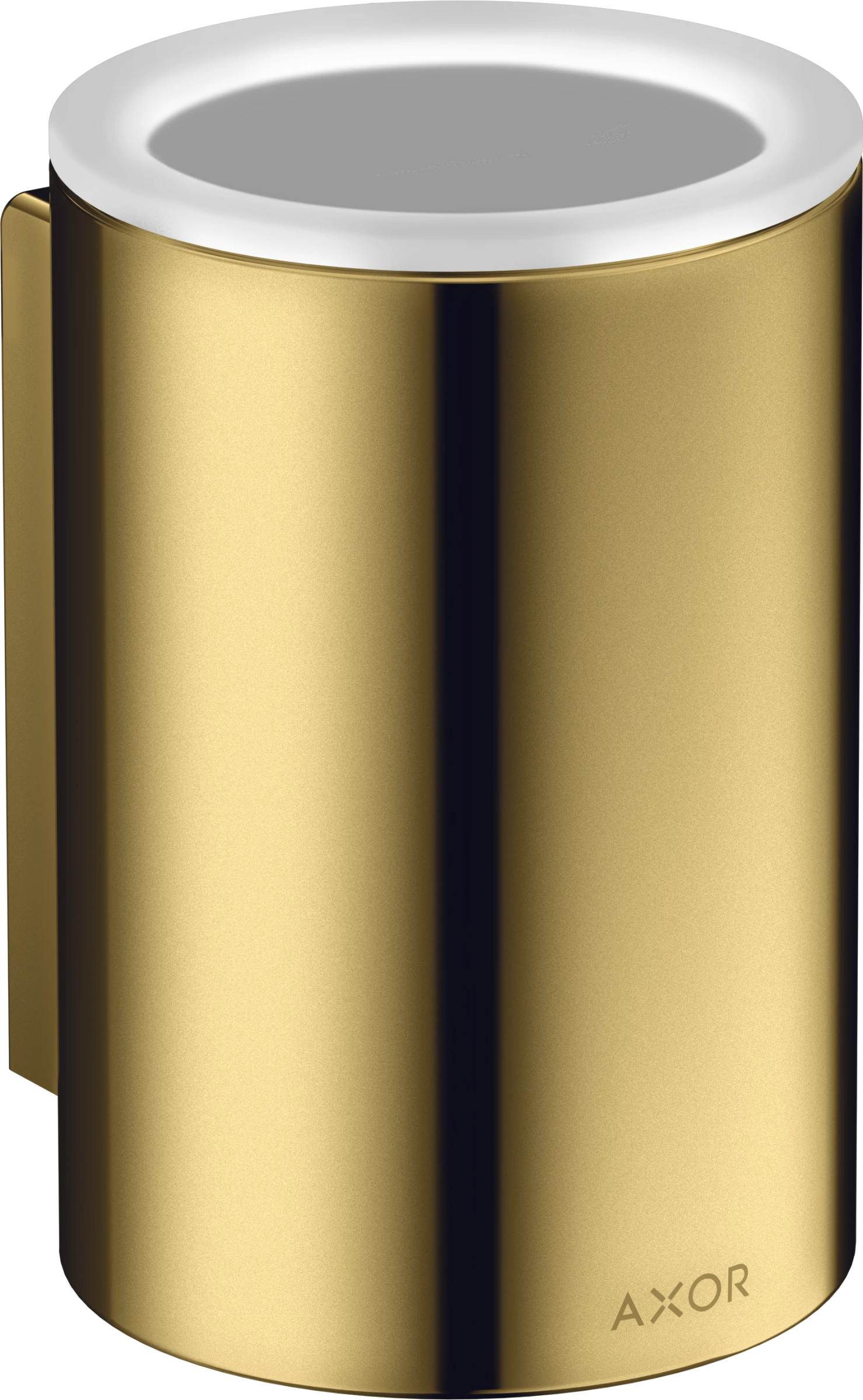Axor Universal Circular Tooth Brush Tumbler 256 X 163 X 102mm Gold - Polished