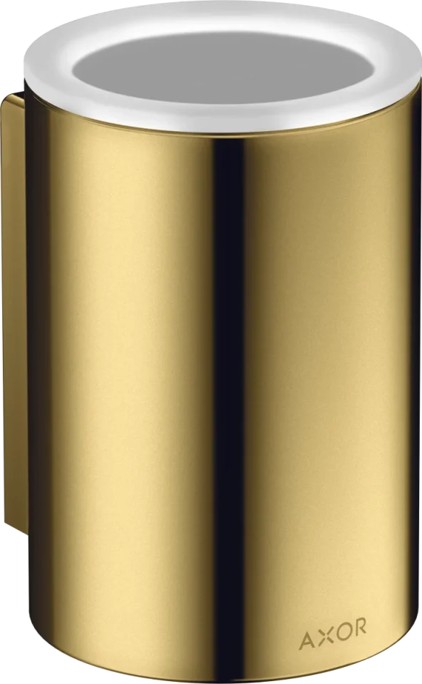 Axor Universal Circular Tooth Brush Tumbler 256 X 163 X 102mm Gold - Polished product image - Image 1