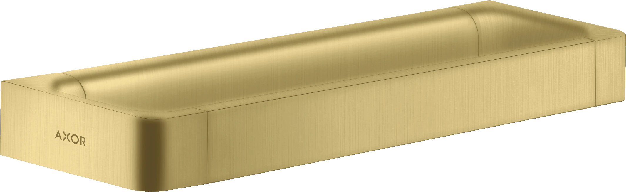 Axor Universal Softsquare Grab Rails 446 X 106 X 49mm Brass - Brushed