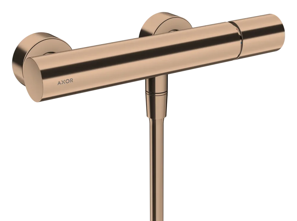 Axor Uno Shower Mixers Exposed 330 X 220 X 155mm Rose Gold/gold - Polished product image - Image 1