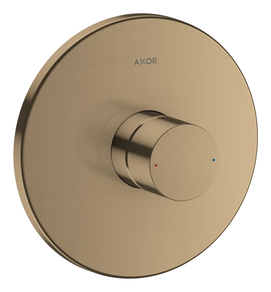 Axor Uno Shower Mixers Concealed 220 X 180 X 130mm Bronze - Brushed