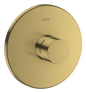 Axor Uno Shower Mixers Concealed 220 X 180 X 130mm Gold - Brushed