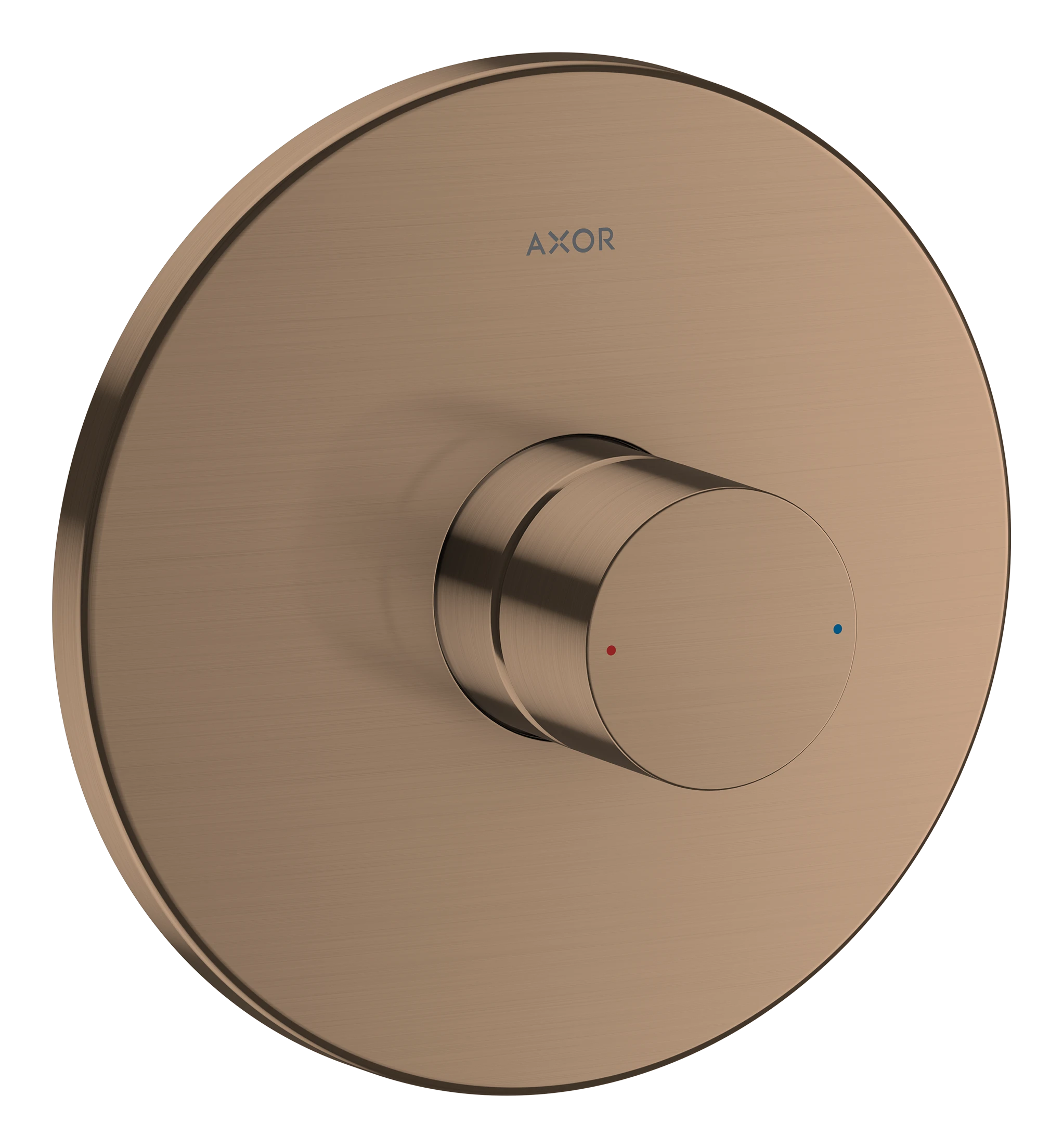 Axor Uno Shower Mixers Concealed 220 X 180 X 130mm Rose Gold/gold - Brushed
