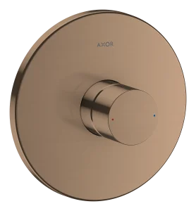 Axor Uno Shower Mixers Concealed 220 X 180 X 130mm Rose Gold/gold - Brushed