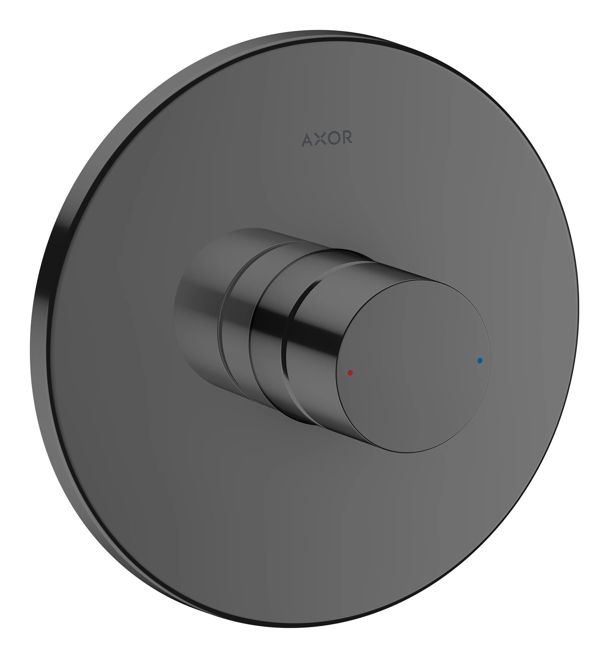 Axor Uno Shower Mixers Concealed 220 X 180 X 130mm Gunmetal/chrome - Polished