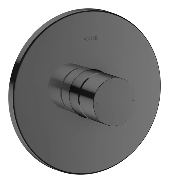 Axor Uno Shower Mixers Concealed 220 X 180 X 130mm Gunmetal/chrome - Polished