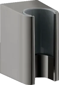 Axor One Shower Support 120 X 65 X 65mm Gunmetal/chrome - Polished product image - Image 1